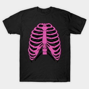 Pink ribs T-Shirt